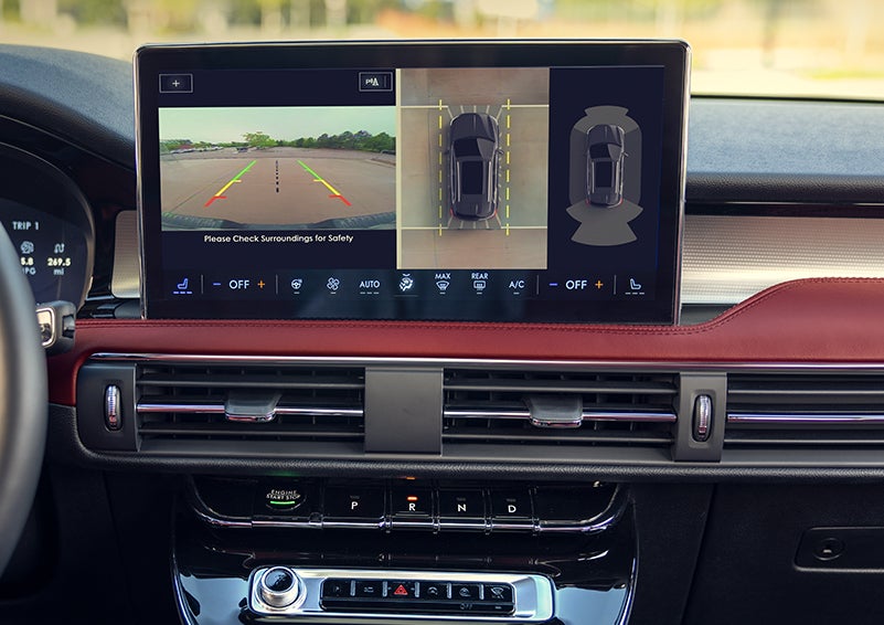 The large center touchscreen of a 2024 Lincoln Corsair® SUV is shown. | Cummins Lincoln in Weatherford OK