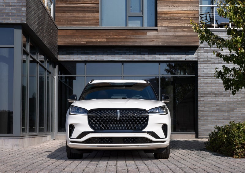 The front of a 2026 Lincoln Aviator® SUV is shown. | Cummins Lincoln in Weatherford OK