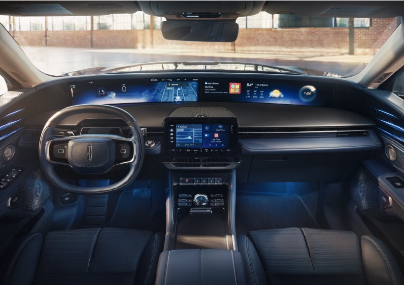 The panoramic display is shown in a 2026 Lincoln Nautilus® SUV. | Cummins Lincoln in Weatherford OK