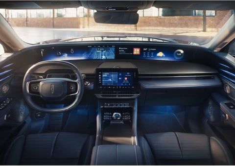 The panoramic display is shown in a 2026 Lincoln Nautilus® SUV. | Cummins Lincoln in Weatherford OK